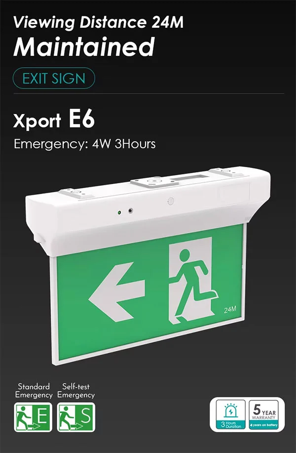 Surface Mounted 24m Quick Fit Exit Blade